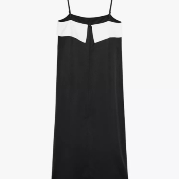 Zara ZW Collection Minimal Satin Dress - Picture 9 of 9